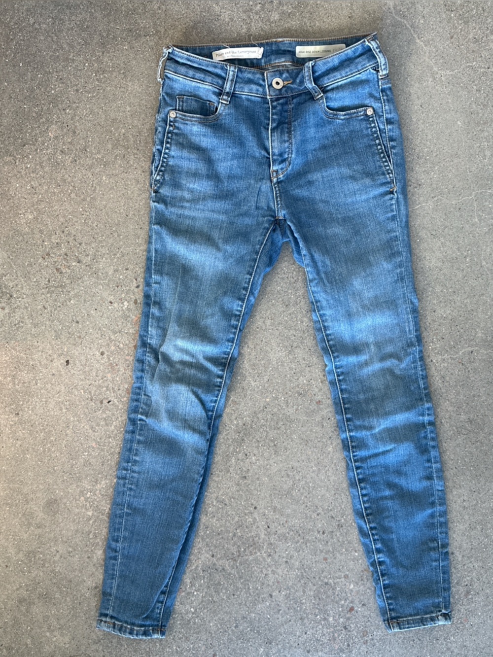 Pilcro and the Letterpress Slim Blue Skinny Jeans